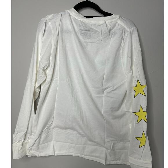 NWT Recycled Karma Run DMC Kings Queens 1986 Tour Long Sleeve White Tee Sz S - Picture 3 of 4